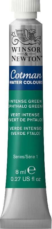 W&N Cotman Watercolours - tube - 8 ml - intense green