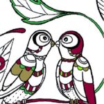 Kleurboek - boekenleggers - Vogels