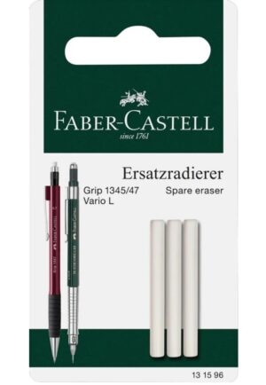 Faber-Castell Grip 1345/47 - reservegummen - 3 stuks