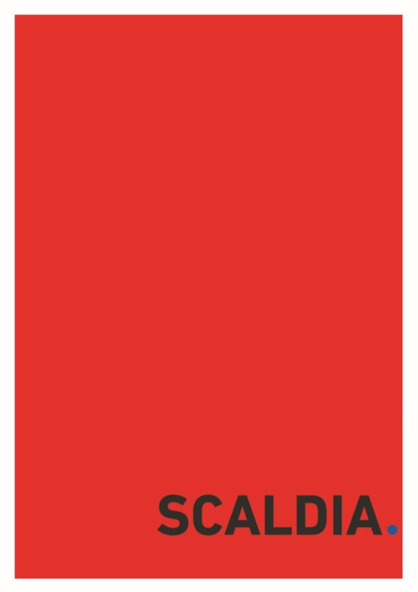 Omslagpapier - 50x70 cm - rood - Afbeelding 1
