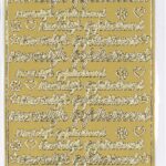 Stickers - 2 vellen - goud/zilver - Hartelijk Gefeliciteerd