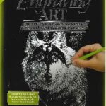 Engraving art - zilver - wolf