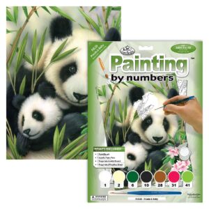 Schilderen op nummer - panda's
