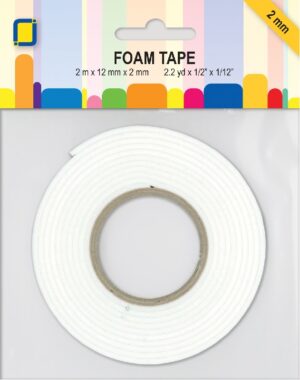 Dubbelzijdige tape - 3D foam - 2 mm