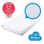 Hoeslaken Ledikant Aerosleep Premium 60x120 Wit