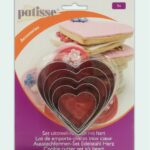 Uitsteekvormen - harten - 5-delig