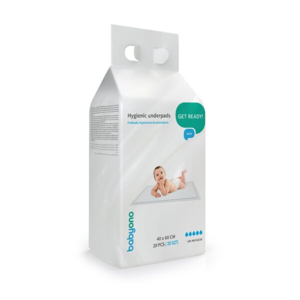 Onderleggers Babyono Hygiëne 40x60 20st. - Afbeelding 1