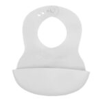 Slabber Siliconen Babyono Lichtgrijs