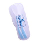 Lepels Lorelli 2st. Incl Bewaardoosje Blauw