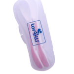 Lepels Lorelli 2st. Incl Bewaardoosje Roze