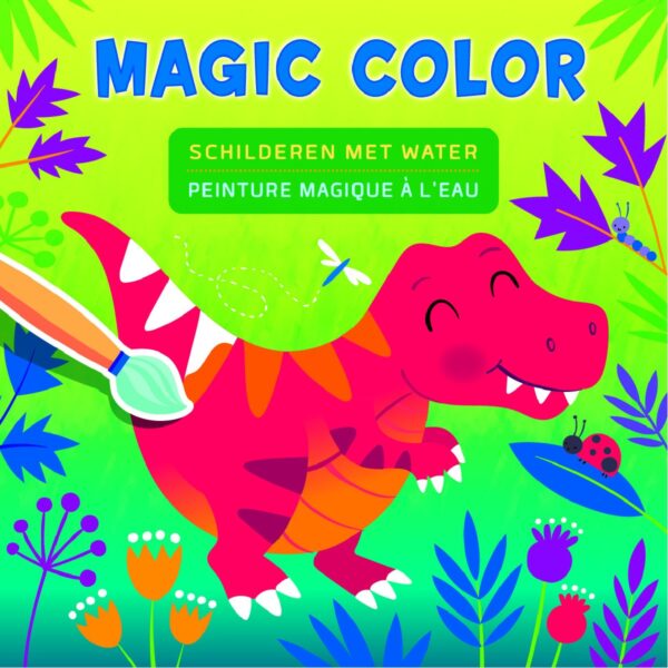 Kleurboek - Schilderen met water - Magic color dino - Afbeelding 1
