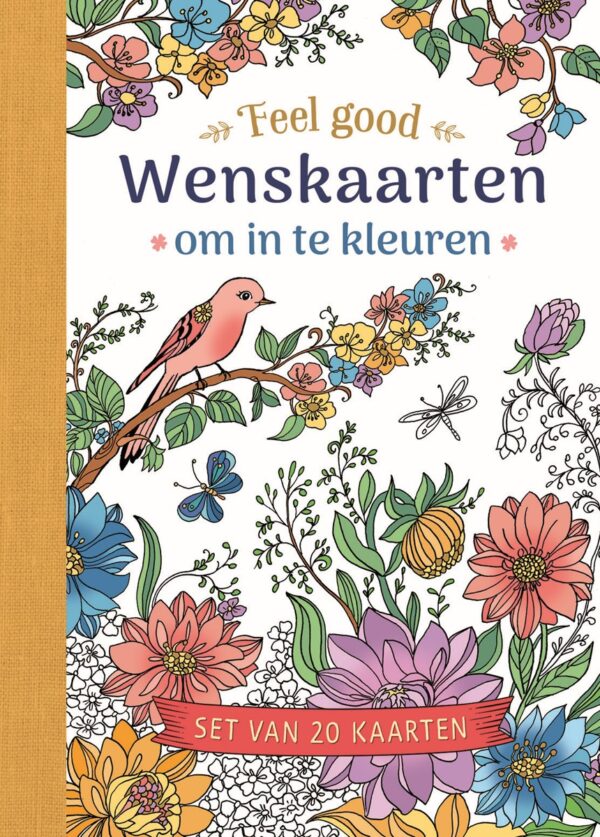 Kleurboek - Wenskaarten - Feel good - Afbeelding 1