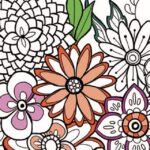 Kleurboek - boekenleggers - Bloemen