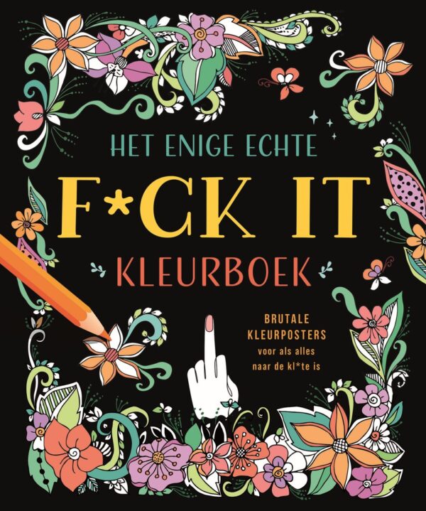 Kleurboek - Het enige echte f*ck it kleurboek - Afbeelding 1