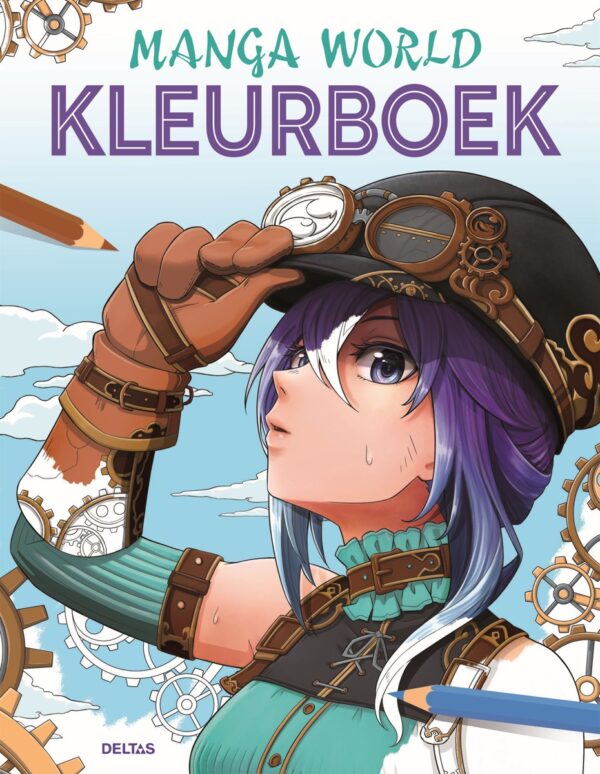 Kleurboek - Manga World Kleurboek - Afbeelding 1