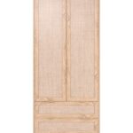 Kast Finori Bali Eiken/Riet Decor 2-deurs