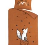 Dekbedovertrek 1-pers Kidzroom 140x200 Magic Tales Brown