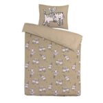 Dekbedovertrek 1-persoons Kidzroom 140x200 Dress-Up Beige