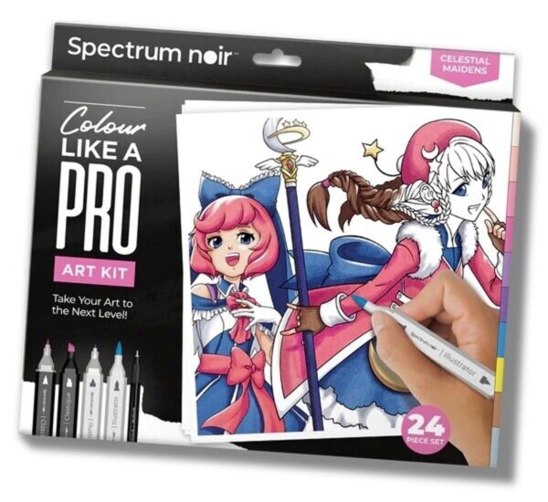 Spectrum Noir Colour Like A Pro Art Kit - Celestial Maidens - Afbeelding 1