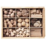 Houten figuren - 260 stuks