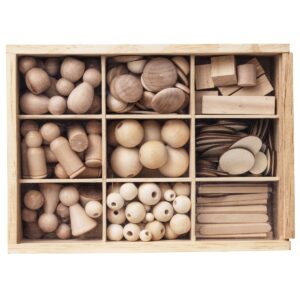 Houten figuren - 260 stuks