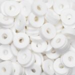 Kastuki kralen - shimmer - wit