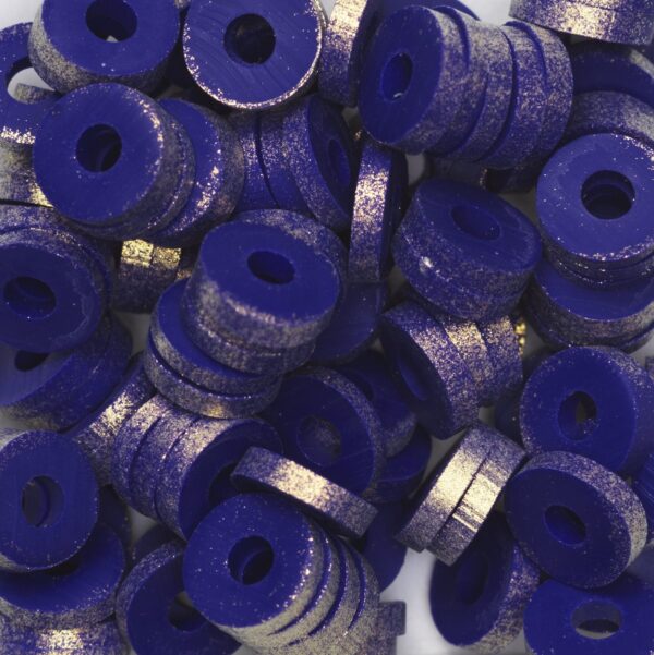 Katsuki kralen - shimmer - donkerblauw - Afbeelding 1