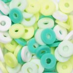 Katsuki kralen mix - groen/lime