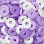 Katsuki kralen mix - lila/wit