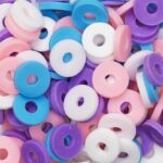 Katsuki kralen mix - roze/turquoise