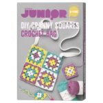 Panduro Junior DIY kit - Granny Squares Crochet Bag
