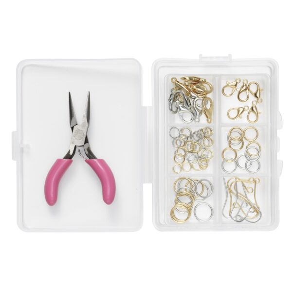 Sieradenonderdelen - mini kit met tang - Afbeelding 1