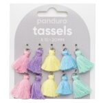 Sieradenkwastjes - 20 mm - pastel