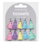 Sieradenkwastjes - 12 mm - pastel