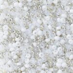 Rocailles - 9/0 - mix zilverkleurig