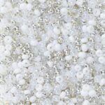 Rocailles - 6/0 - mix zilverkleurig