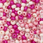 Rocailles - 6/0 - mix cerise