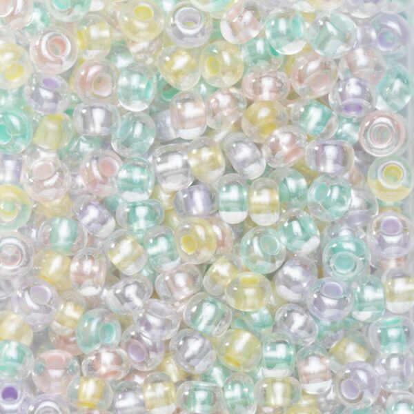 Rocailles - 6/0 - mix pastel - Afbeelding 1