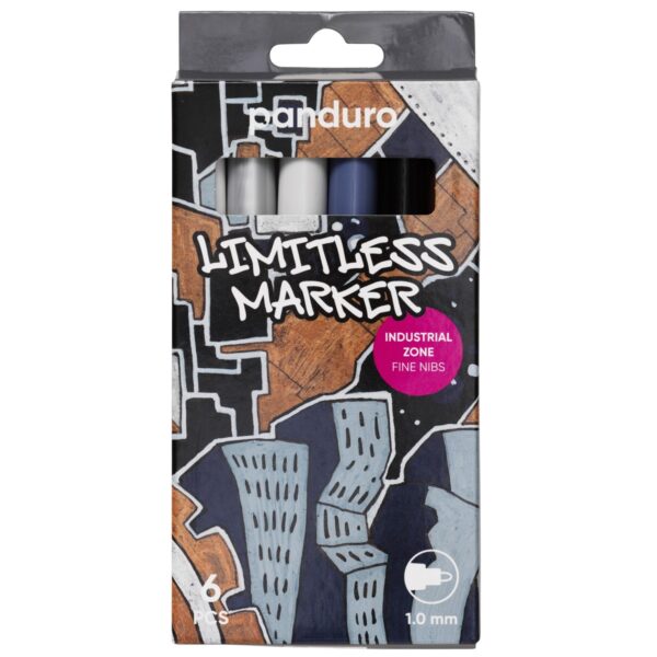 Limitless Marker S - 6 stuks - Industrial Zone - Afbeelding 1