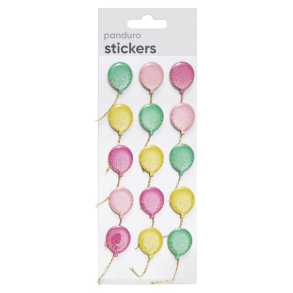 Stickers - 3D ballonnen - Afbeelding 1