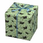 Cadeaupapier - 10 meter - groen/zwarte vogels
