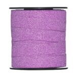 Cadeaulint - 25 meter - roze glitter