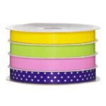 Cadeaulint - 4x 5 meter - felle kleuren