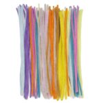 Chenilledraad - 100 stuks - pastel mix