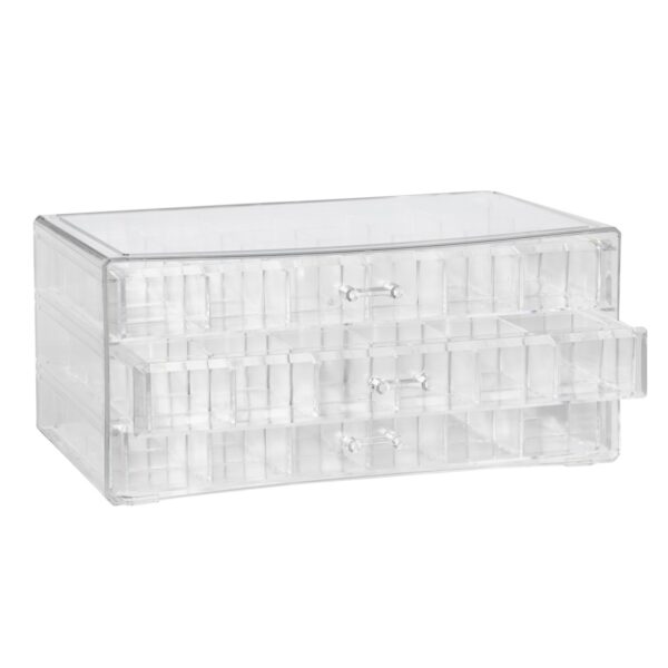 Ladekastje - 23,5x13x10,5 cm - 72 vakjes - Afbeelding 1