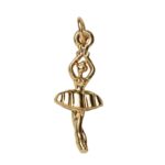 Charm Series hanger - ballerina goudkleurig
