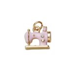 Charm Series hanger - naaimachine goudkleurig