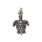 Charm Series hanger - schildpad zilverkleurig