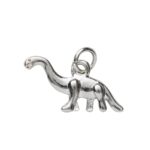 Charm Series hanger - dino zilverkleurig