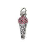 Charm Series hanger - ijsje zilverkleurig